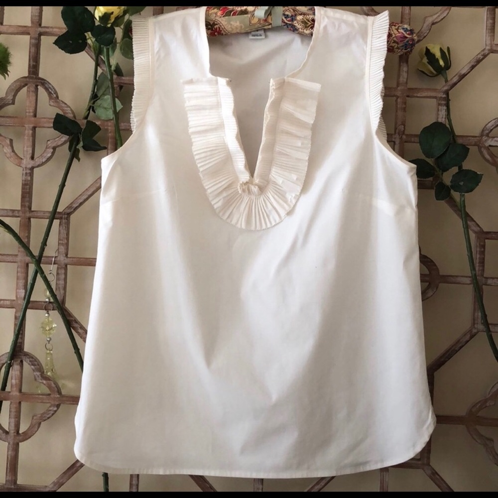 SOLD NWT J Crew Ruffle Tank